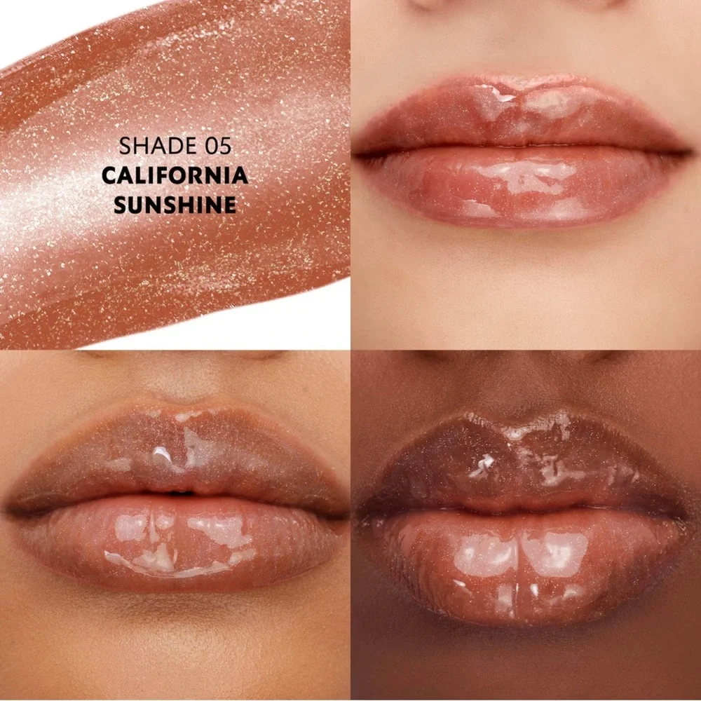 NIB Yves Saint Laurent Loveshine Plumping Lip Oil Gloss in California Sunshine